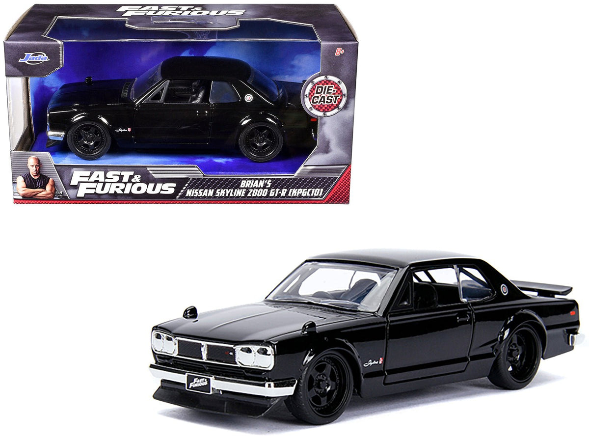 Rapid Vehicles Brian's Nissan Skyline 2000 GT-R (KPGC10) Black "Fast & Furious" Movie 1/32...