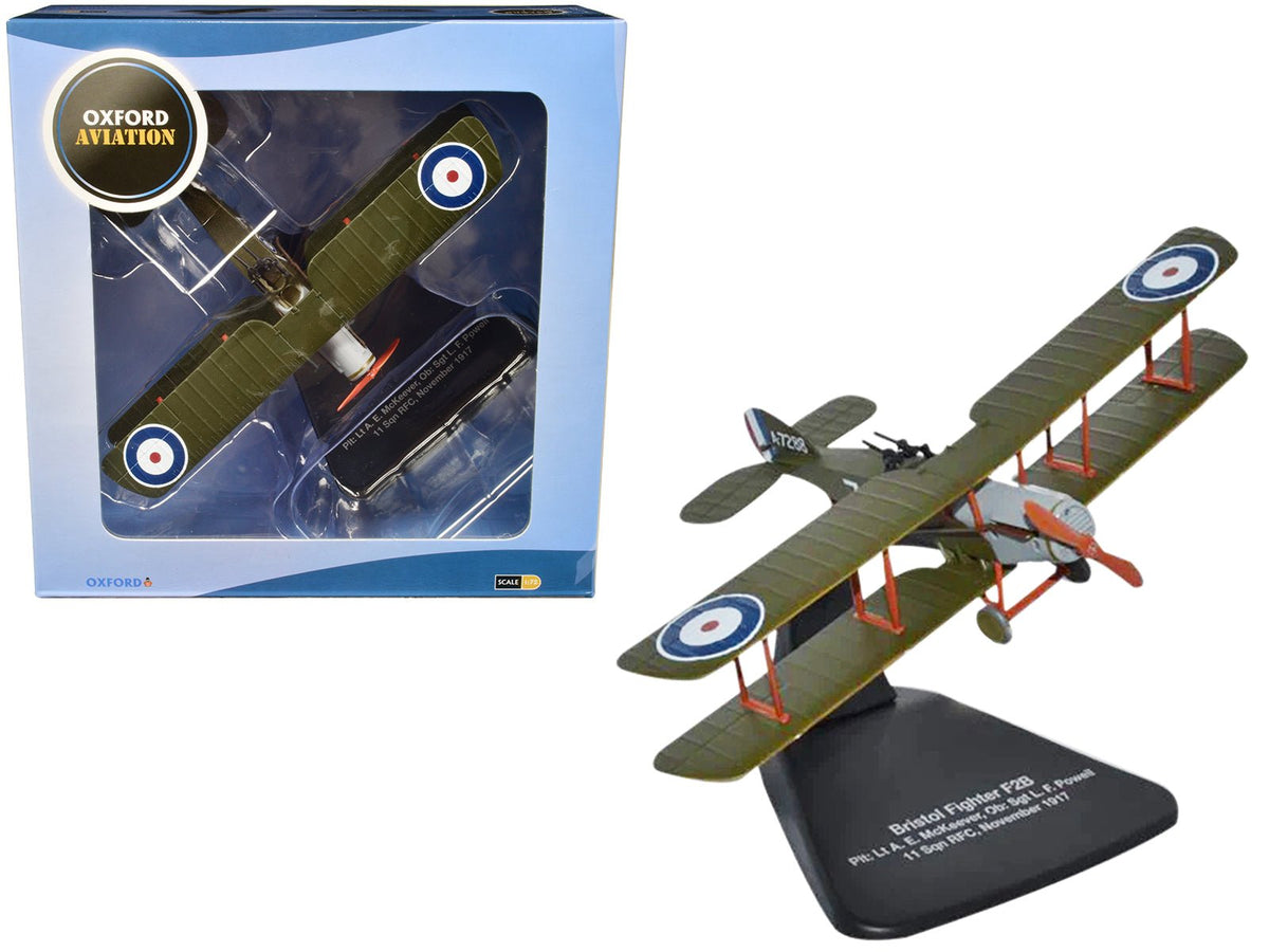 Rapid Vehicles Bristol F2B Fighter Plane "Plt: Lt A.E. McKeever Ob: Sgt L.F. Powell" 11 Squadron...