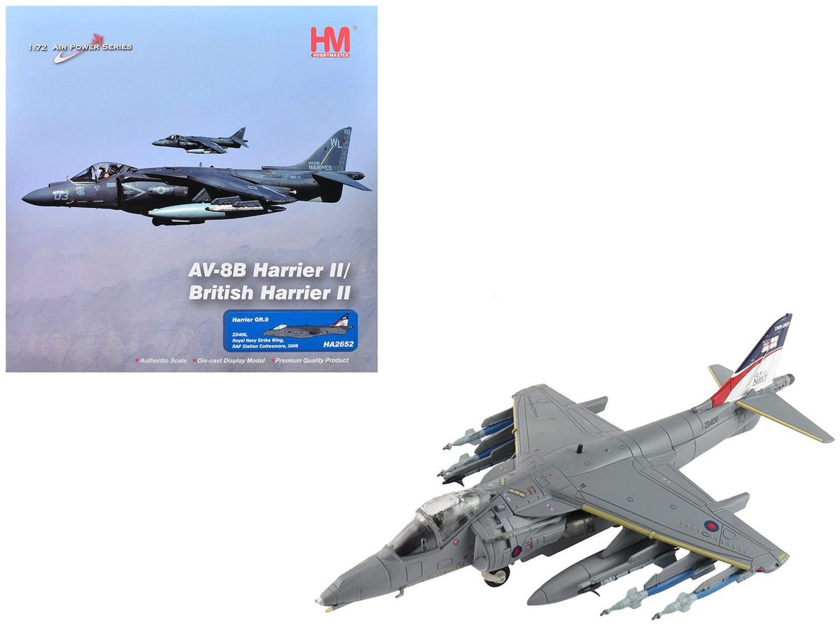 Rapid Vehicles British Aerospace Harrier GR.9 Aircraft "ZD406 Royal Navy Strike Wing RAF Station...