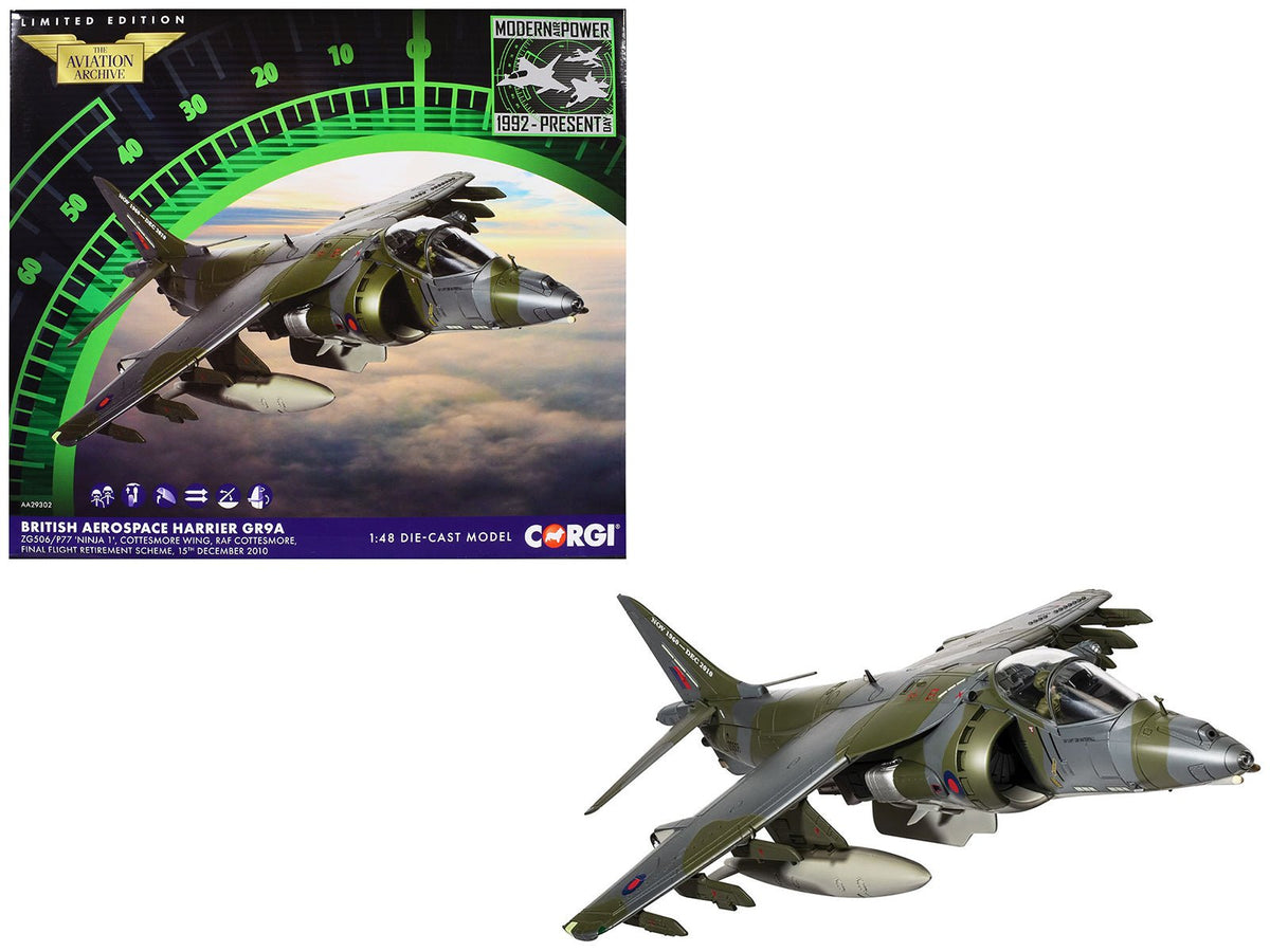 Rapid Vehicles British Aerospace Harrier GR9A Aircraft "ZG506/P77 Ninja 1 RAF Cottesmore Final...