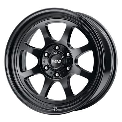 Black Rock Wheel Wheel, 930, Aluminum, Gloss Black, 18 in. x 9 in., 5 x 127mm, 5 x 139.7mm, 5.47 - 930GB8950