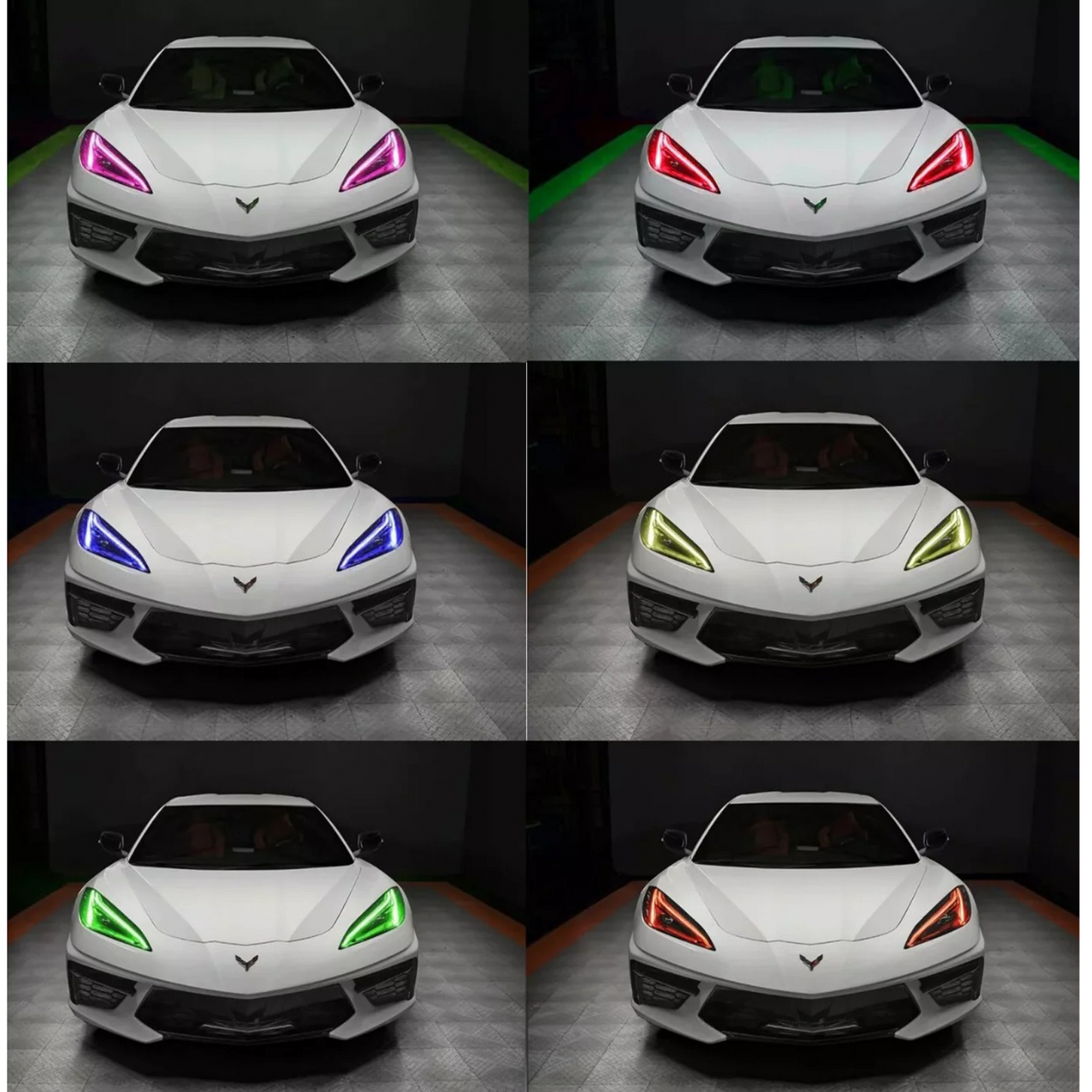 RGB Headlight DRL Module Upgrade for Chevrolet Corvette C8