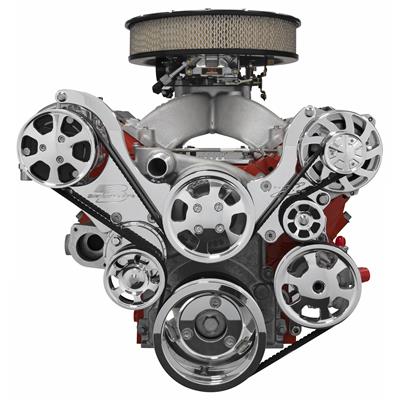 Billet Specialties Tru Trac Serpentine Systems with A/C - 13450