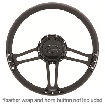 Billet Specialties Half-Wrap Steering Wheels - BLK29263