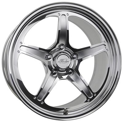 Billet Specialties Street Lite Monoblock Drag Pack Polished Wheels - S0653