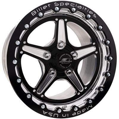 Billet Specialties Street Lite Black Single Beadlock Wheels - S0923