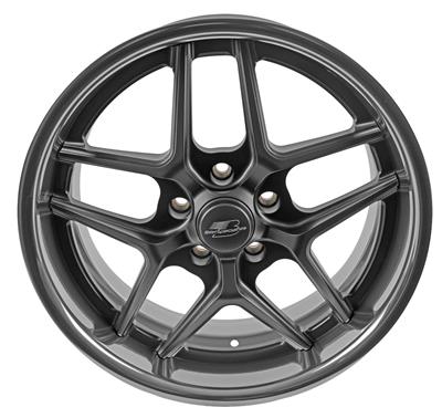 Billet Specialties TEC 5 Gunmetal Wheels with Polished Lip - S2637