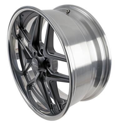 Billet Specialties TEC 5 Gunmetal Wheels with Polished Lip - S2642