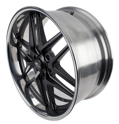 Billet Specialties TEC 6 Gunmetal Wheels with Polished Lip - S2663