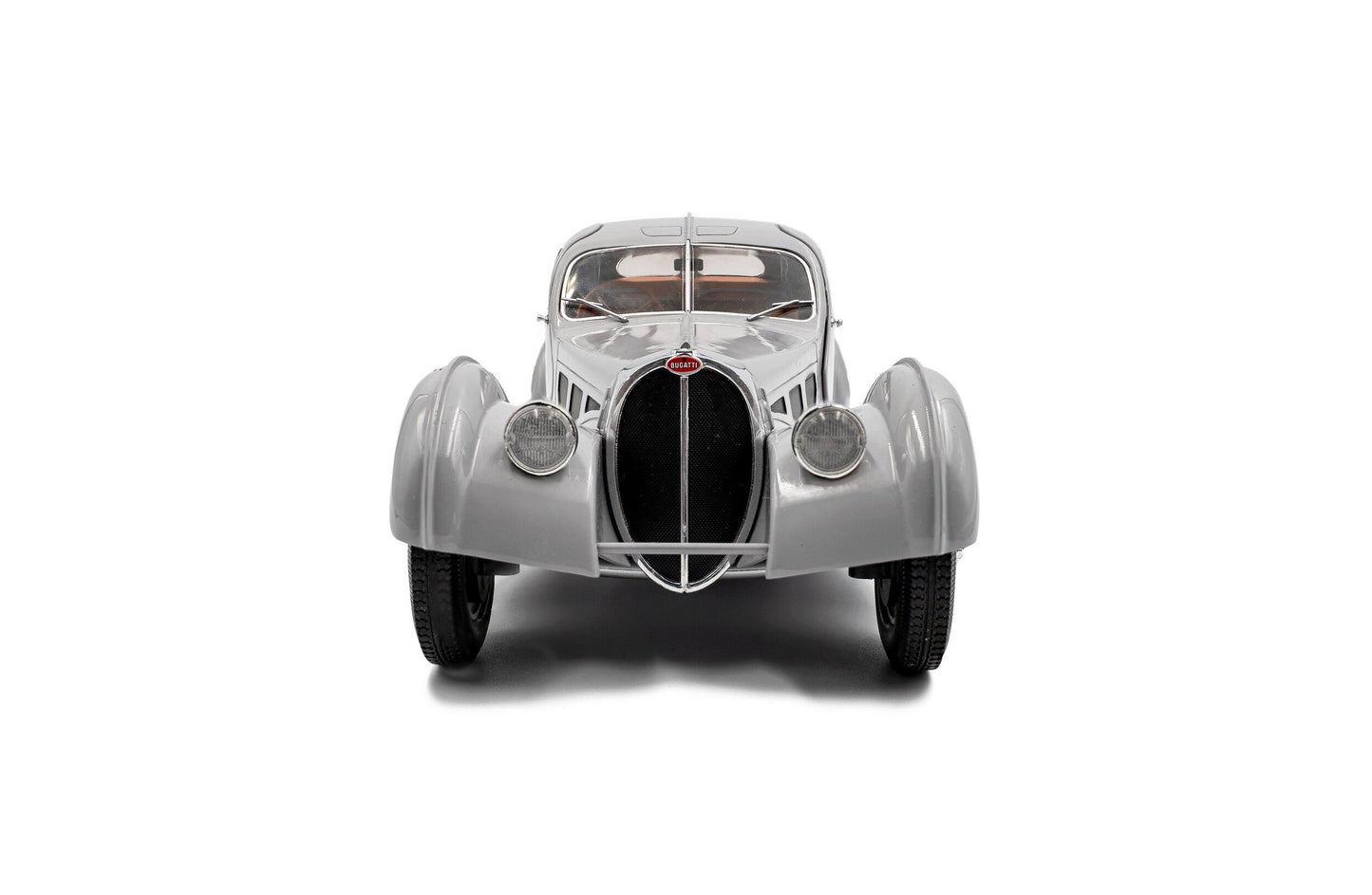 Solido 1937 Bugatti Atlantic Type 57 SC Matte Silver 1:18