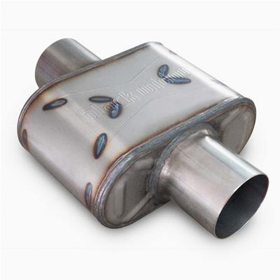 MUFFLER OVAL SS 2.5 CENTER