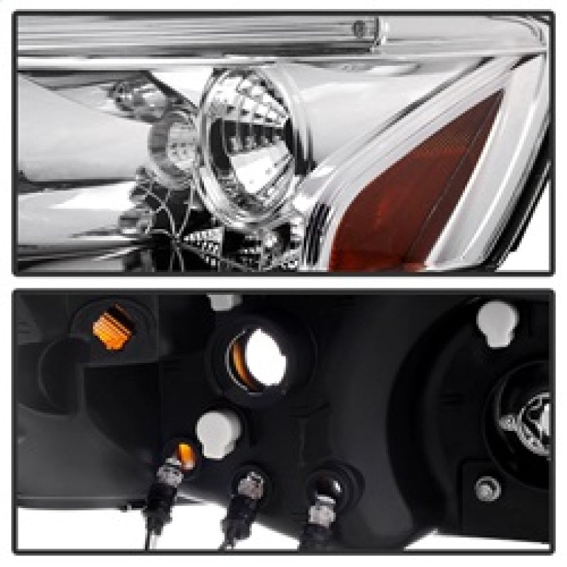 FR SPORT Spyder Pontiac G6 2/4DR 05-08 Projector Headlights LED Halo LED Chrm PRO-YD-PG605-HL-C...