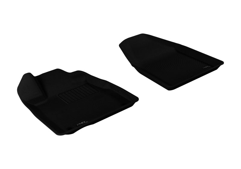 3D MAXpider 2007-2013 Acura MDX Kagu 1st Row Floormat - Black L1AC00011509