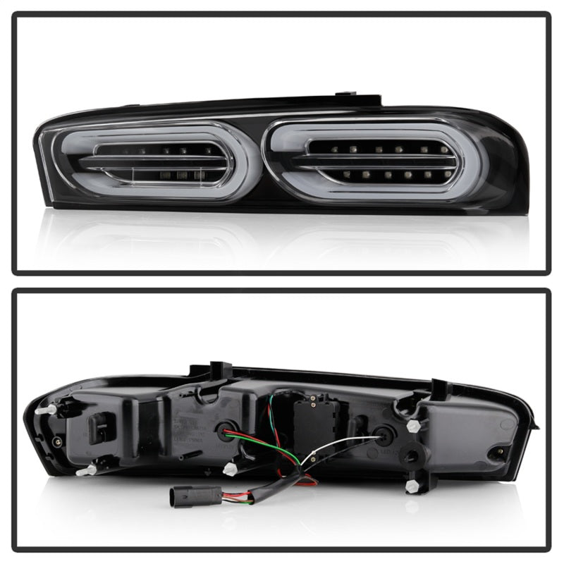Spyder Chevy Camaro 16-18 (Do Not Fit Halogen Model) LED Tail Lights Black ALT-YD-CCAM16LED-SEQ-BK 5087232