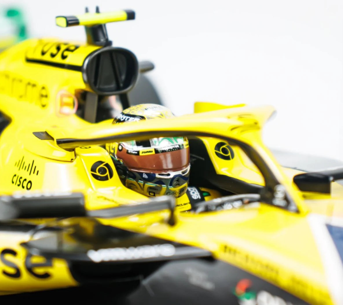 Minichamps Mclaren F1 Team MCL38 #4 Yellow L. Norris Monaco GP 2024 1:12