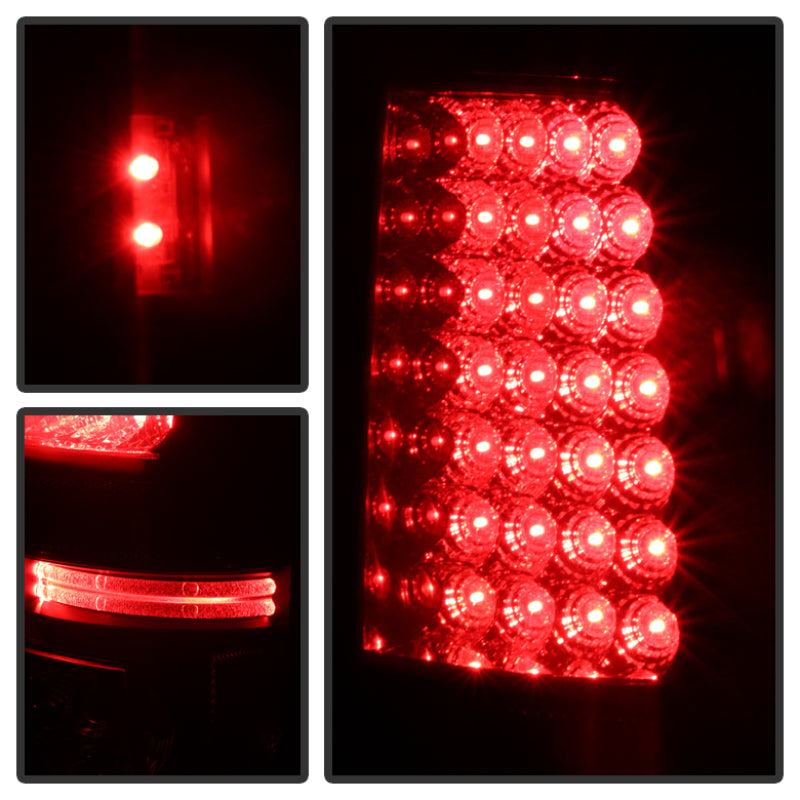 Spyder Chevy Silverado 1500 99-02 (Not Fit Stepside) LED Tail Lights Blk Smke ALT-YD-CS99-LED-BSM 5078063