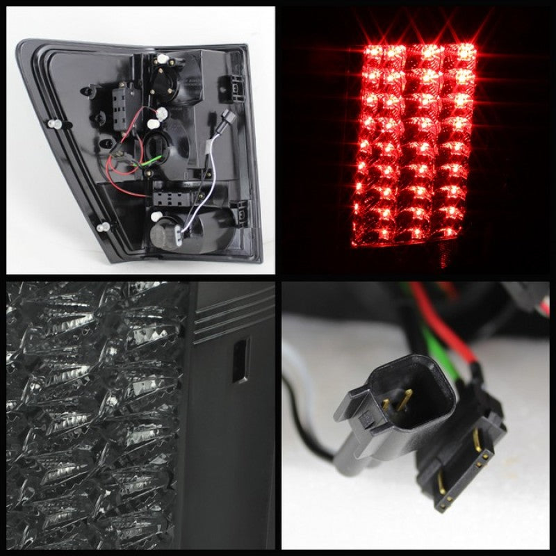 FR SPORT Spyder Jeep Grand Cherokee 07-10 LED Tail Lights Smoke ALT-YD-JGC07-LED-SM 5070227 - View 4