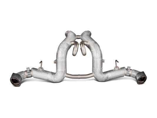FR SPORT Akrapovic 16-17 McLaren 540C 570S Slip-On Line (Titanium) w/ Carbon Tips S-MC/TI/3