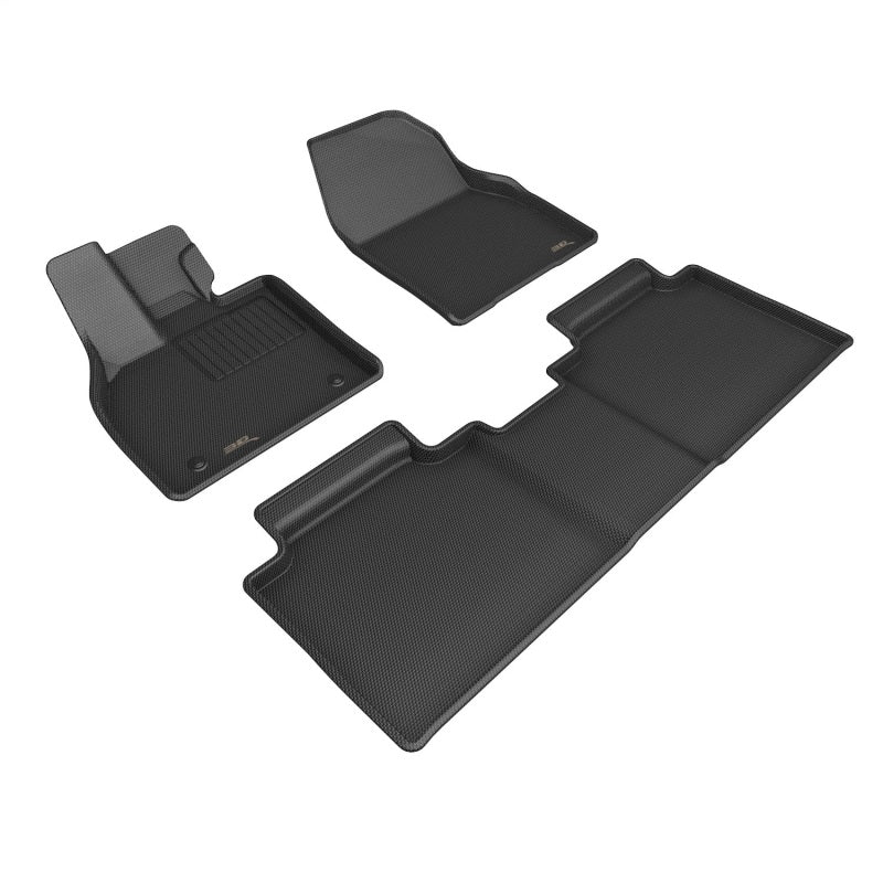 3D MAXpider 3D MAXider 19-23 Subaru Solterra Kagu Black Floor Mat - Row 1/2 L1SB03501509