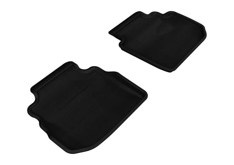 3D MAXpider 2006-2010 Infiniti M35 Kagu 2nd Row Floormats - Black L1IN01421509