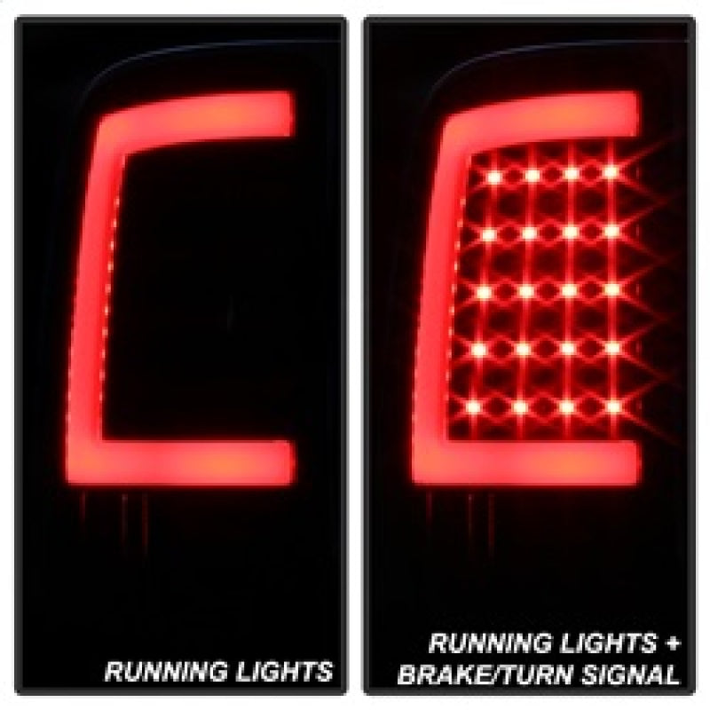 SPYDER xTune 07-13 GMC Sierra 1500 LED Tail Lights - Black Smoke (ALT-ON-GS07-G2-LED-BSM) 9038518