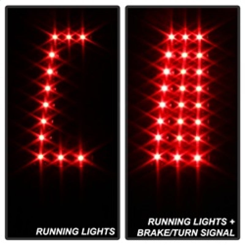 SPYDER xTune 99-02 Chevy Silverado 1500/2500/3500 V2 LED Tail Lights - Black Smoke (ALT-ON-CS99-G2-LED-BSM) 9038471