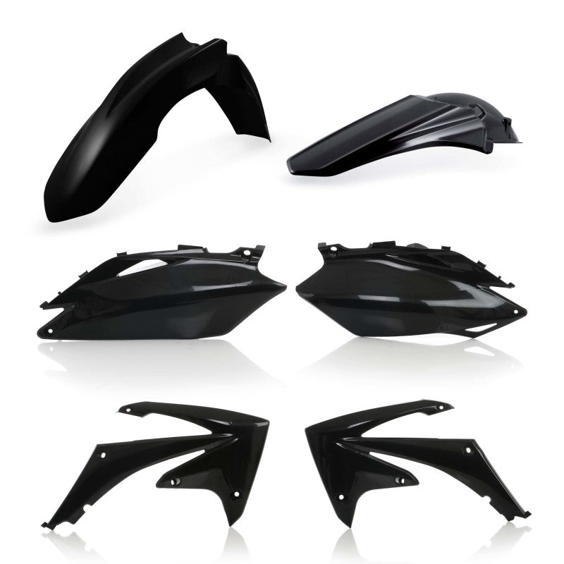 Acerbis 10-13 Honda CRF250R/ 09-12 CRF450R Plastic Kit - Black 2141860001