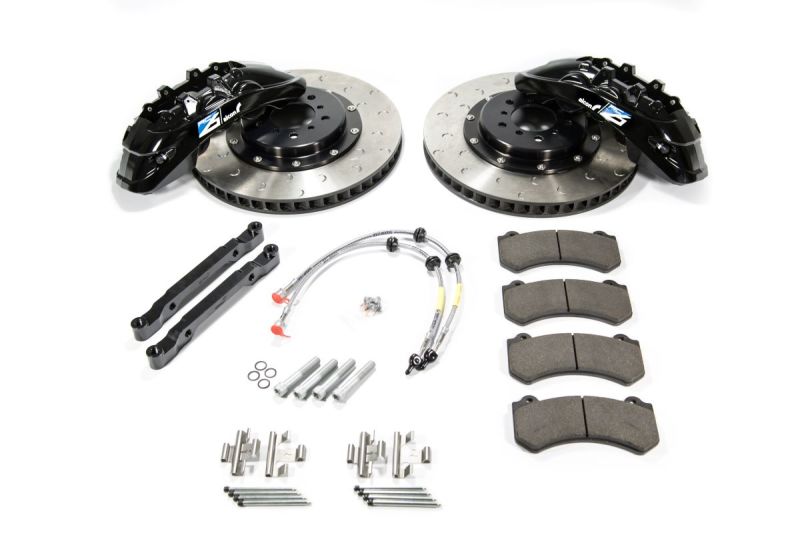 FR SPORT Alcon 2009+ Nissan GT-R R35 412x36mm Rotor Sky Blue 6 Piston Caliper RC6 Front Axle Kit...