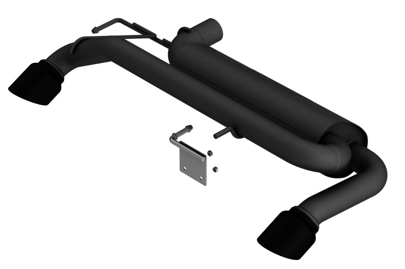 FR SPORT Borla 21-22 Ford Bronco 2.3L 4WD ATAK Axle Back Exhaust w/ Black Coated Tips 11975CB
