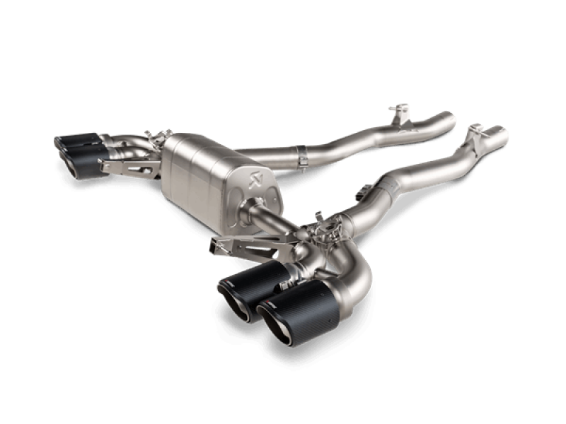 Akrapovic 2021 BMW M8/M8 Comp Gran Coupe (F93) w/OPF/GPF Slip-On Line (Titanium) w/Carbon Tips S-BM/T/24H