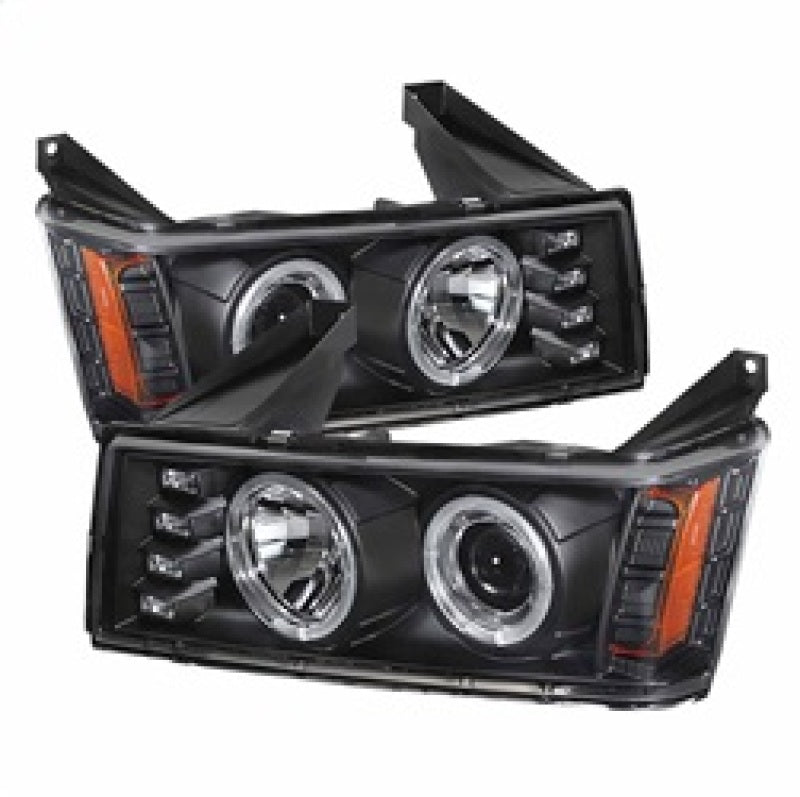 Spyder Chevy Colorado 04-12 Projector Headlights Halogen- LED Halo Blk PRO-YD-CCO04-HL-BK 5074140