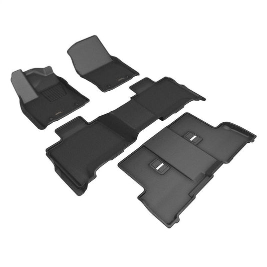 FR SPORT 3D MAXpider 2023 Toyota Sequoia Kagu 1st 2nd 3rd Row - Set (Black) L1TY30301509