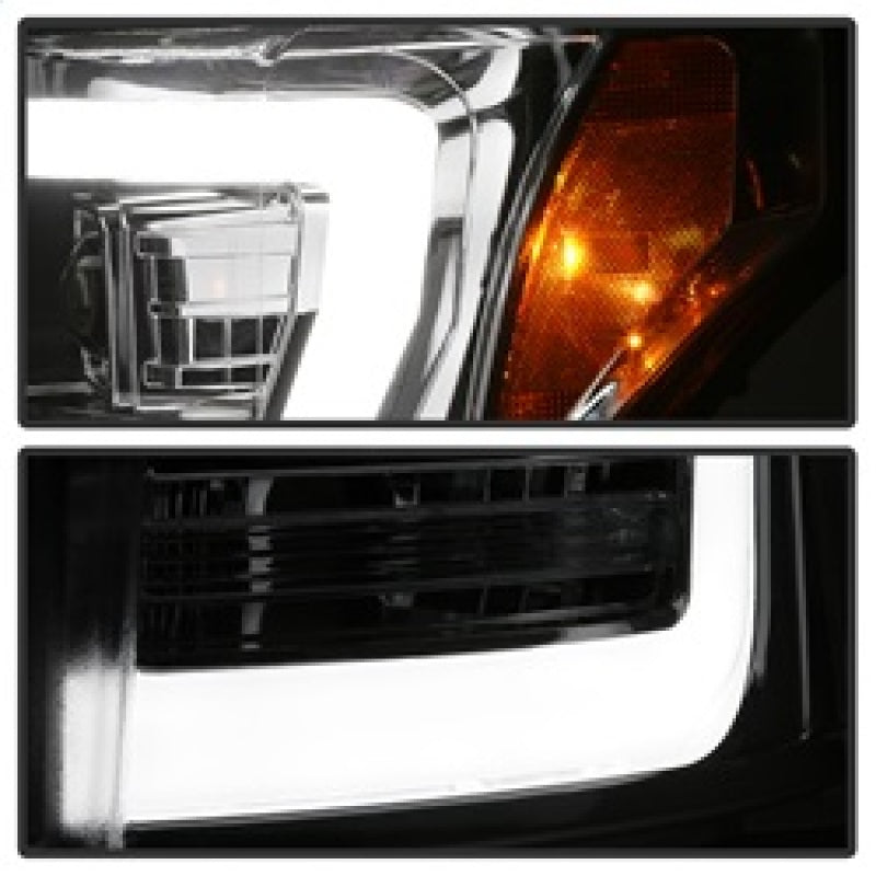 FR SPORT Spyder 11-16 Ford F-250/F-350 V2 Projector Headlights - Light Bar DRL - Chrome...
