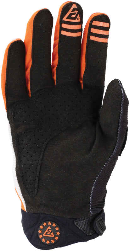 Answer 24 Peak Flo Gloves Black/Hyper Orange/White - Large 442803