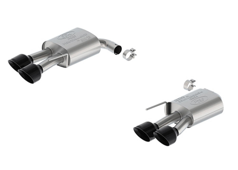 Ford Racing 2024 Mustang 5.0L Sport Non-Active Axle-Back w/Valance - Black Tip M-5230-M5SBV