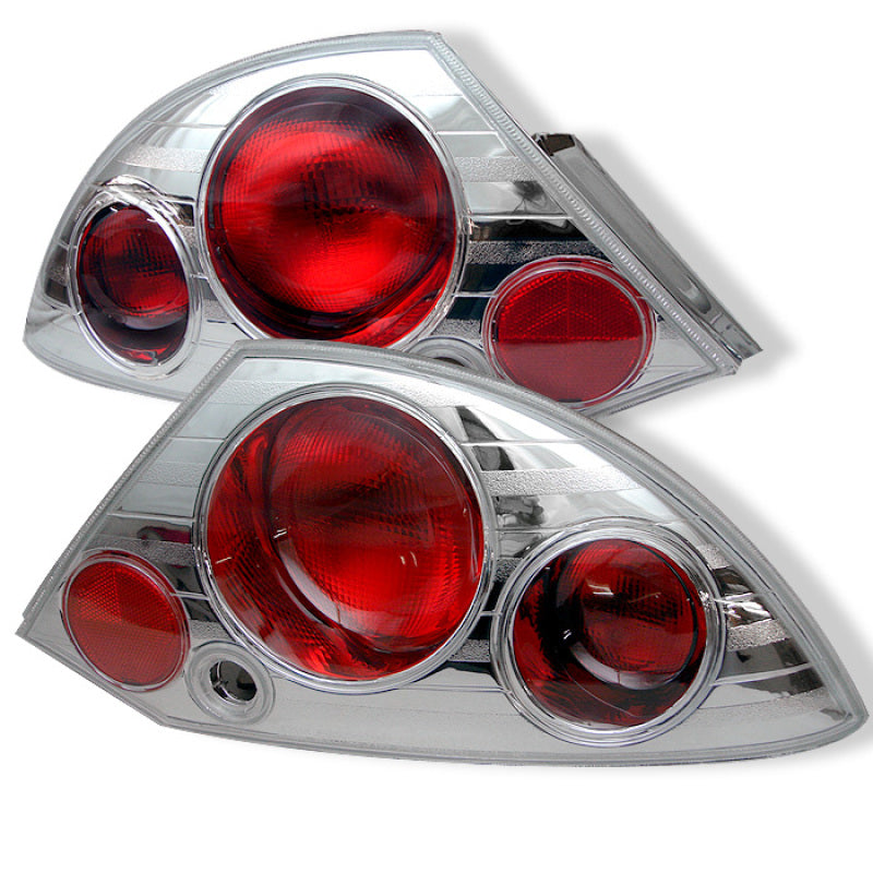 SPYDER Mitsubishi Eclipse 00-02 Euro Style Tail Lights Chrome ALT-YD-ME00-C 5006295