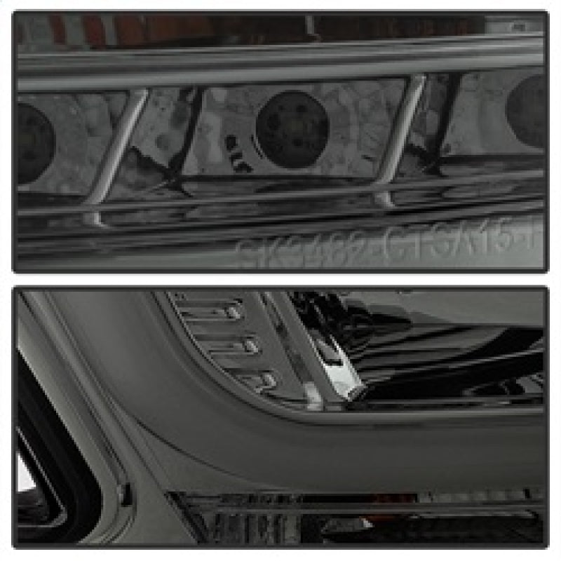 Spyder Chevy Tahoe / Suburban 2015 -2016 Projector Headlights - DRL LED - Smoke PRO-YD-CTA15-DRL-SM 5082558