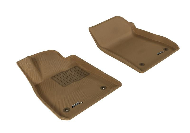 3D MAXpider 2014-2020 Chevrolet Impala Kagu 1st Row Floormat - Tan L1CH04211502