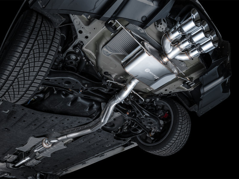 AWE Tuning 2024 Acura Integra Type S DE5 FWD Touring Edition Exhaust w/ Triple Chrome Silver Tips 3015-52335