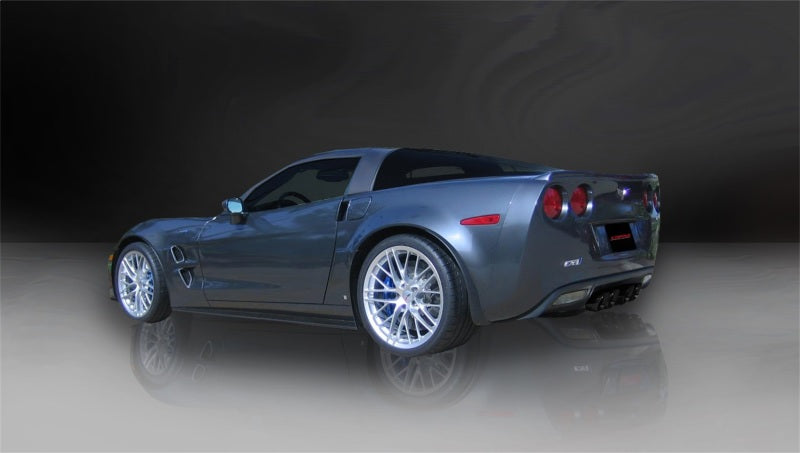 Corsa Performance 3.0" Dual Rear Exit Cat-Back Exhaust System with Twin 4.0" Tips Sport
