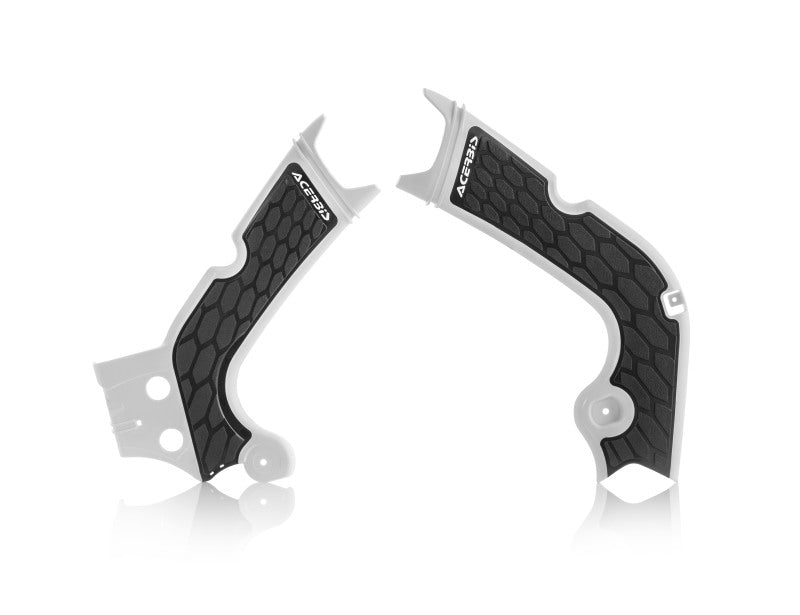 Acerbis 17-19 Honda CRF250R/RX/ CRF450R/RX Frame Guards- X-Grip - White/Black 2630711035
