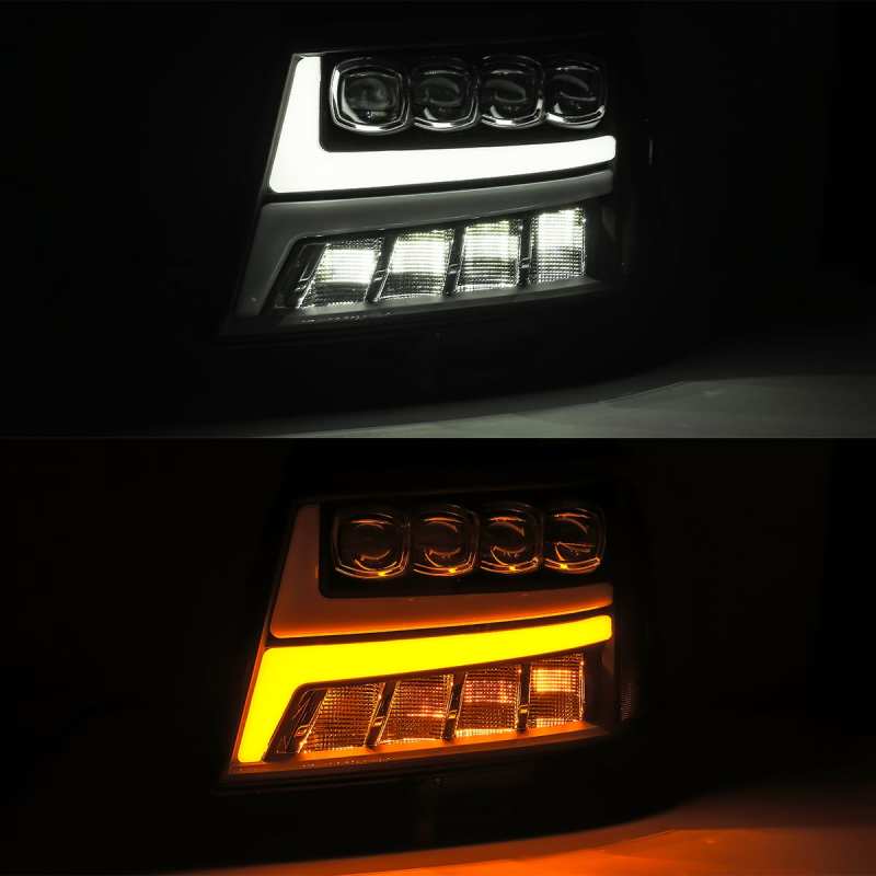 AlphaRex 07-13 Toyota Tundra / 08-17 Sequoia PRO-Series Projector Headlights Chrome w/Seq. Sig. + DR 880827 *Discontinued