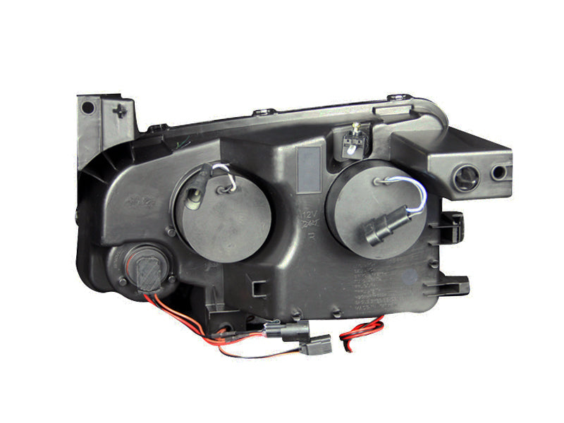 FR SPORT Anzo 2006-2010 Dodge Charger Projector Headlights w/ Halo Chrome - View 3