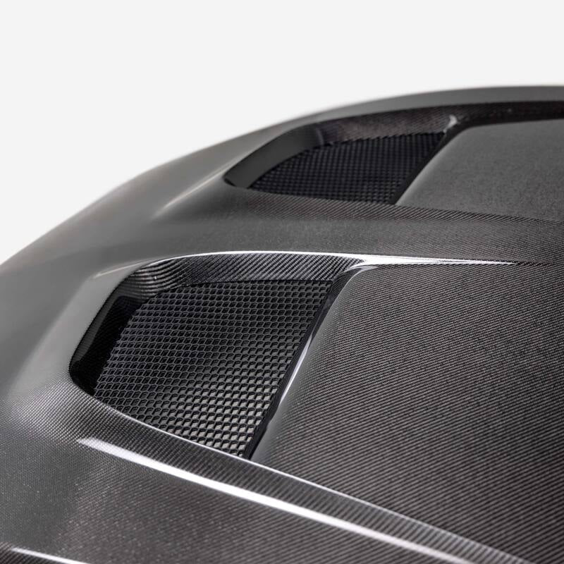 Anderson Composites 2024 Ford Mustang Type-GTD Double Sided Carbon Fiber Hood AC-HD24FDMU-GTD-DS