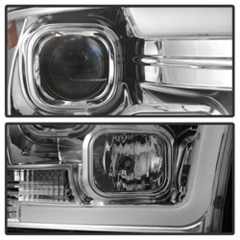 Spyder 09-16 Dodge Ram 1500 V2 Projector Headlights - Halogen - DRL - Chrome (PRO-YD-DR09V2-LBDRL-C) 5084828