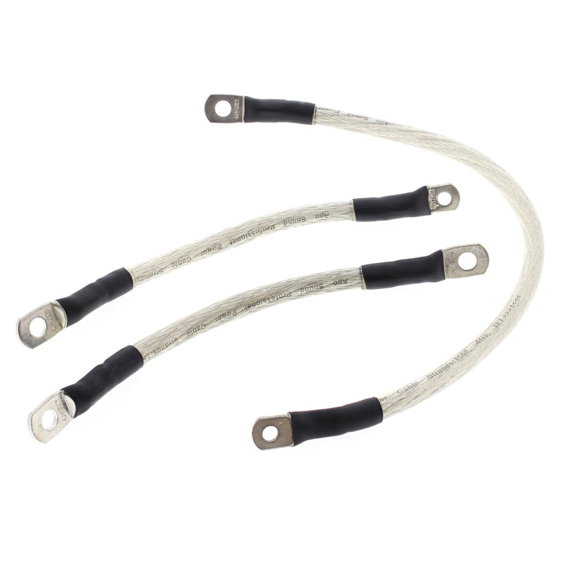 All Balls Racing 95-98 Harley FXD Super Glide Battery Cable Kit Clear 79-3005