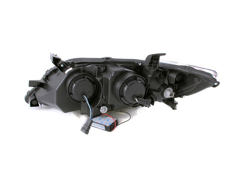 FR SPORT Anzo 2010-2011 Toyota Camry Projector Headlights w/ Halo Black (CCFL) - View 8