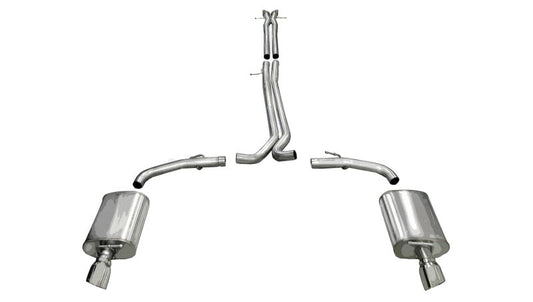 FR SPORT Corsa Performance 10-13 Ford Taurus SHO 3.5L V6 Turbo Polished Sport Cat-Back Exhaust
