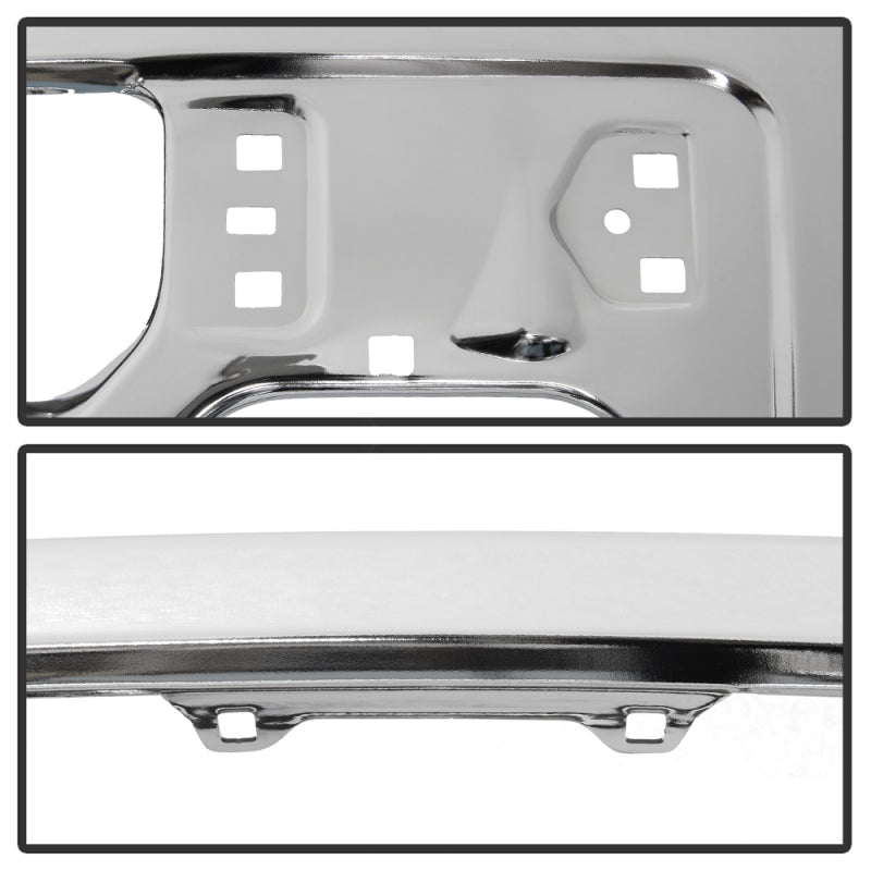 FR SPORT Spyder Ford F150 09-14 w/o Fog Light Hole Front Bumper - Chrome (OEM # 9L3Z17757A)...