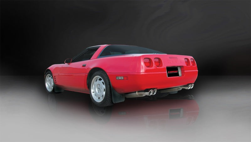 Corsa Performance 90-95 Chevrolet Corvette C4 ZR1 5.7L V8 LT5 Polished Sport Cat-Back